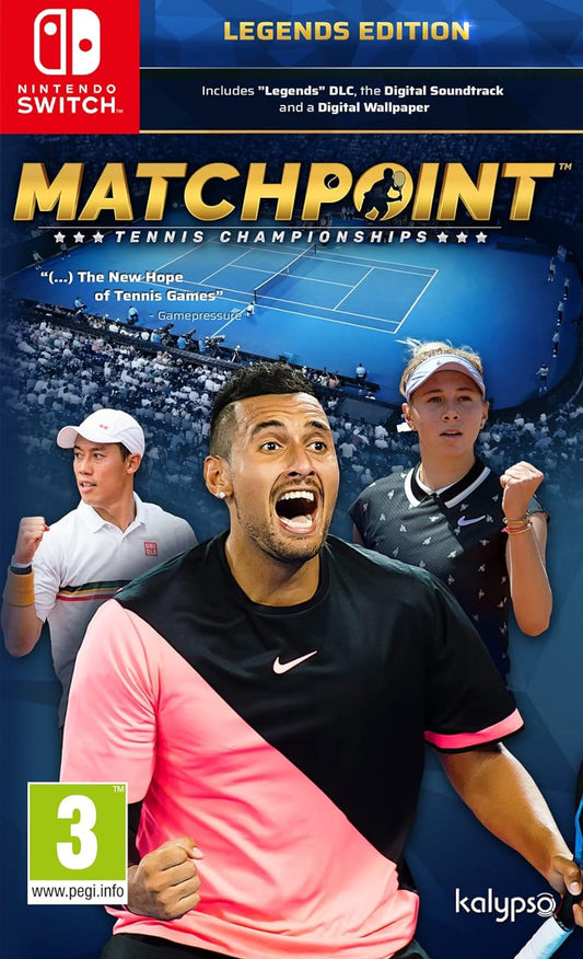 Matchpoint Tennis Championships Legends Edition (Nintendo Switch) - GameShop Malaysia