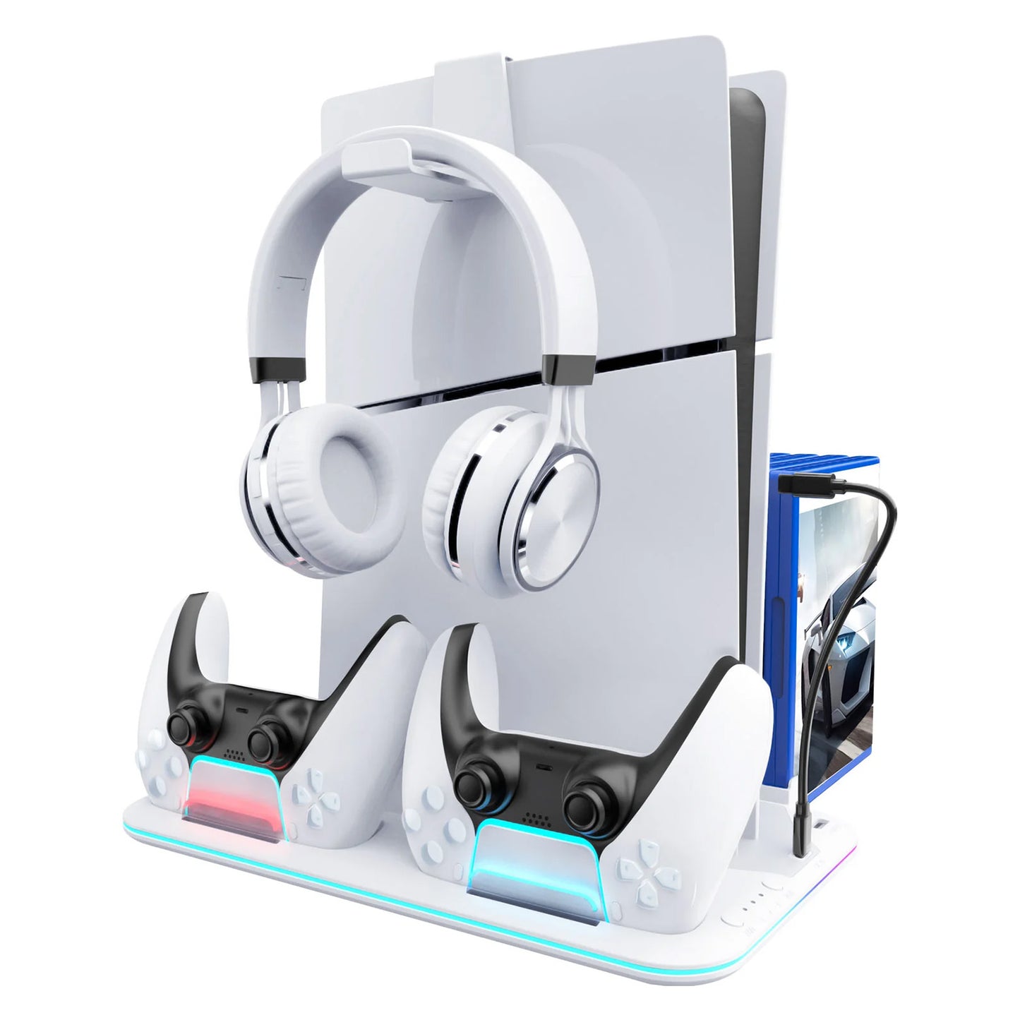 GATZ Orbit-Sync Cooling and Charging Stand for PS5 and PS5 Slim - GameShop Malaysia