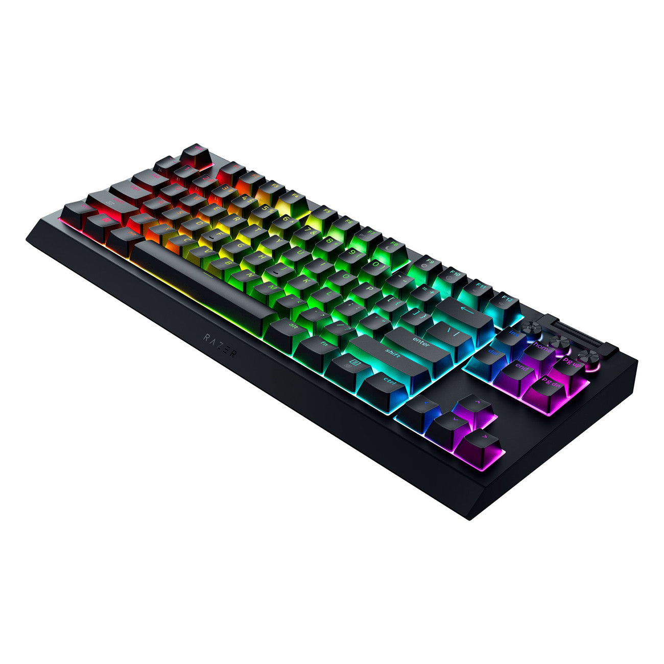 Razer BlackWidow V4 Tenkeyless HyperSpeed Wireless Mechanical Gaming Keyboard (Orange Tactile Switch) - GameShop Malaysia