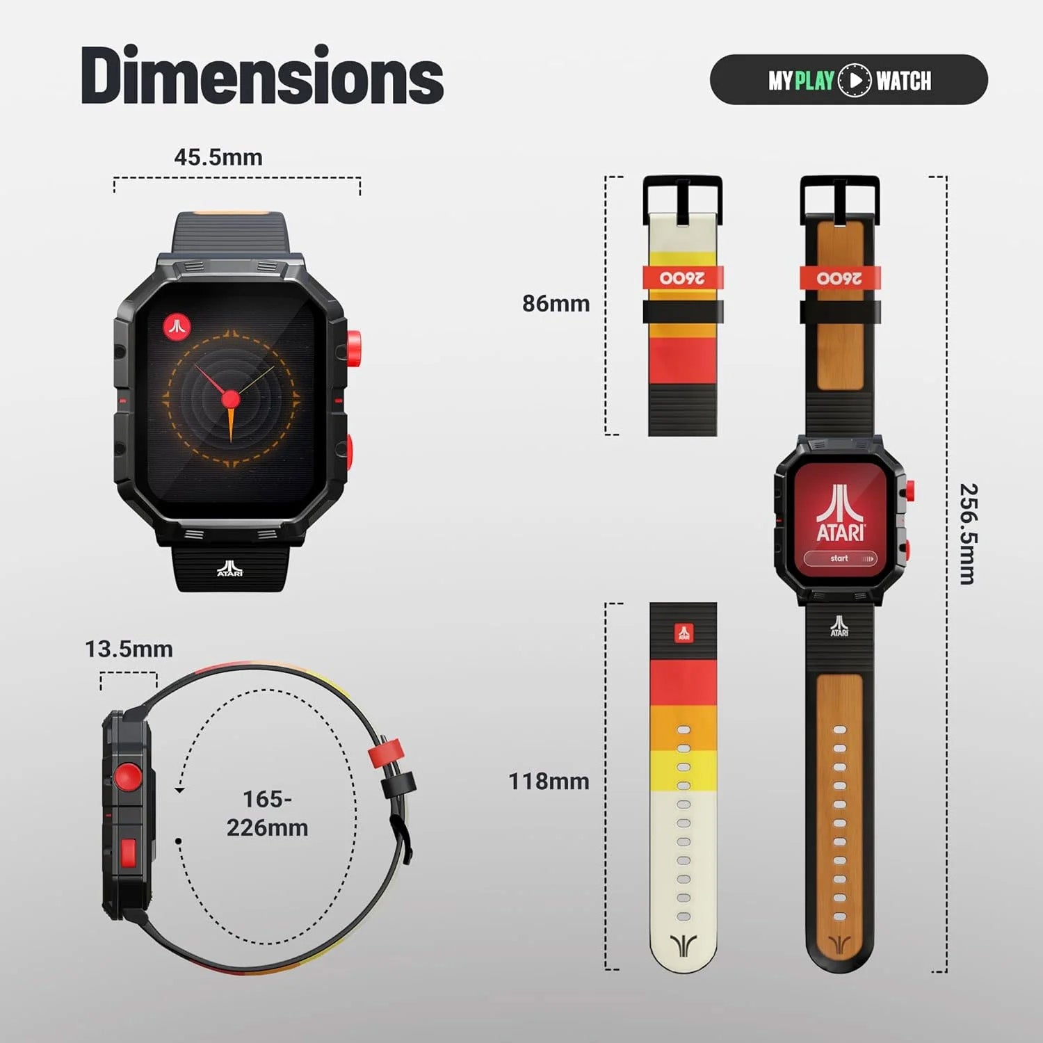 My Play Watch Atari 2600 Retro Gaming Smartwatch - GameShop Malaysia