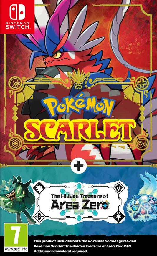 Pokemon Scarlet + The Hidden Treasure of Area Zero DLC (Nintendo Switch) - GameShop Malaysia