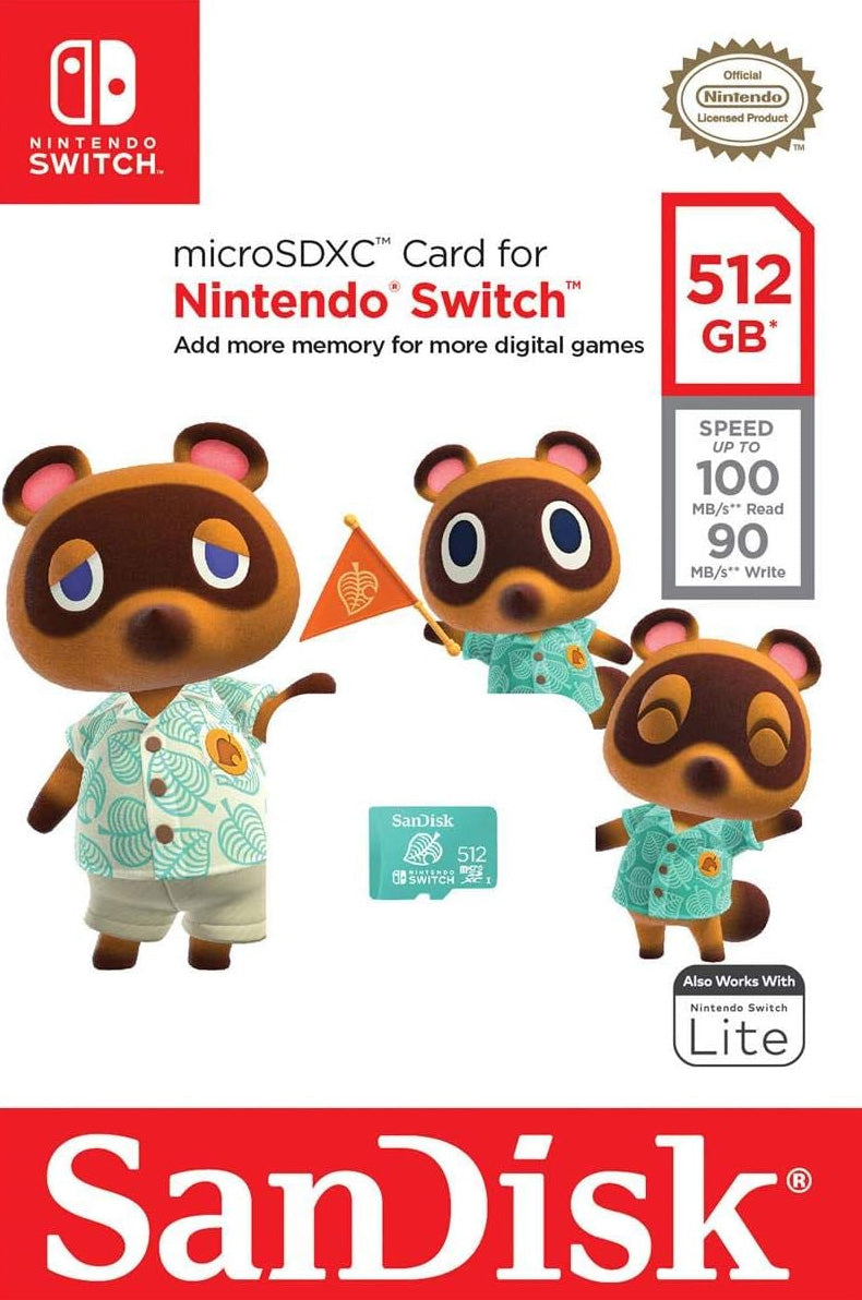 SanDisk x Nintendo microSDXC Memory Card for Nintendo Switch - GameShop Malaysia