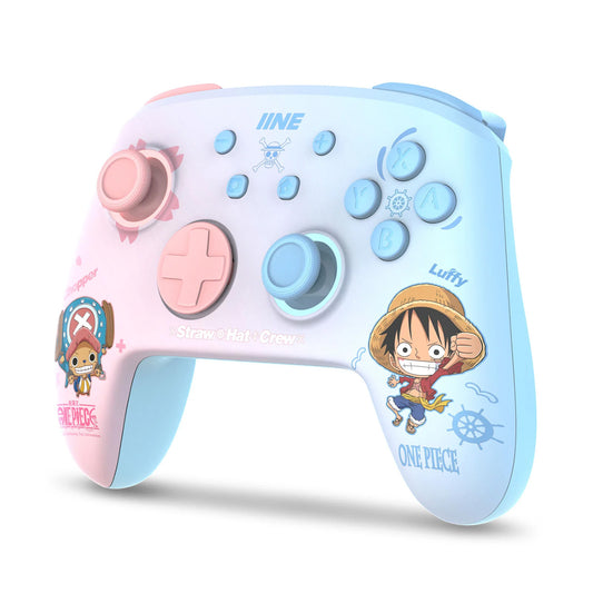 IINE Joypad Wireless Controller One Piece Luffy and Chopper for Nintendo Switch, Switch OLED and Switch Lite - GameShop Malaysia