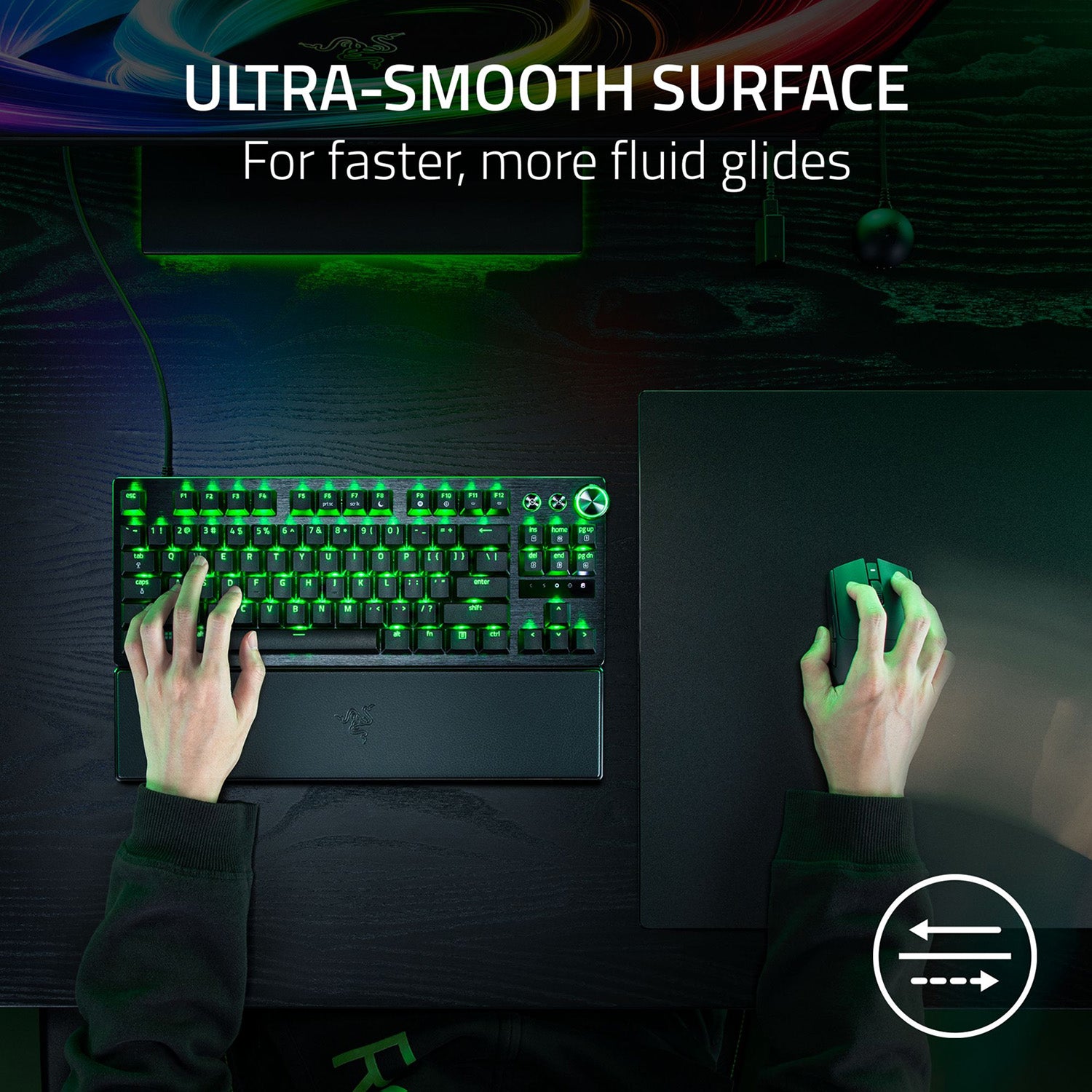 Razer Atlas Pro Premium 1.9mm Tempered Glass Mat - GameShop Malaysia