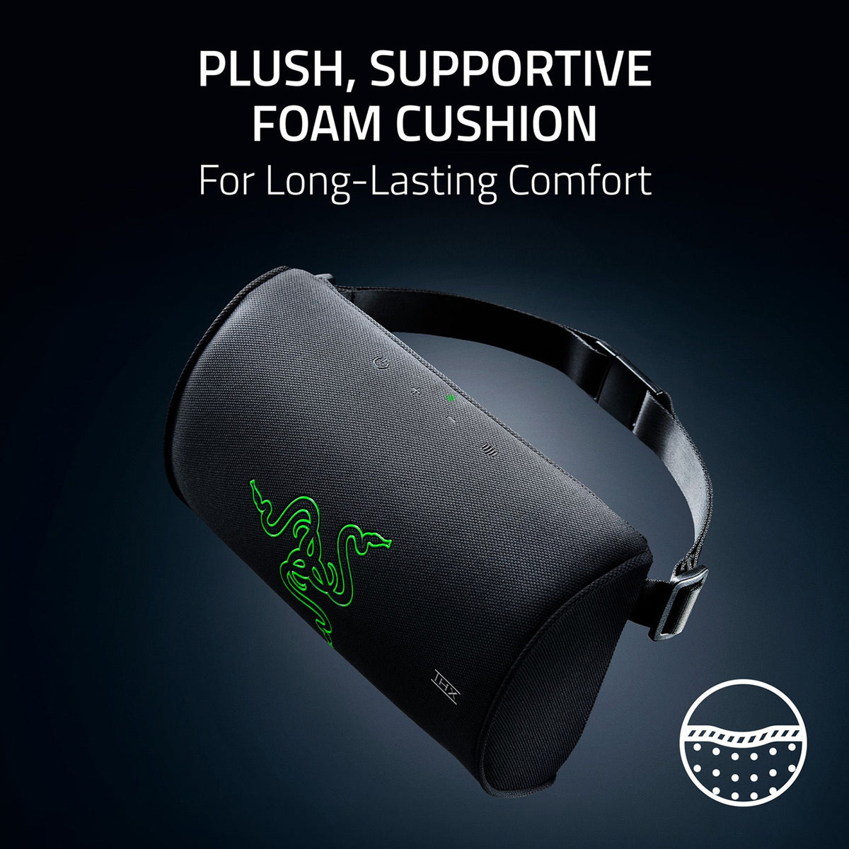 Razer Clio X THX Spatial Audio-Enabled Essential Wireless Speaker Head Cushion