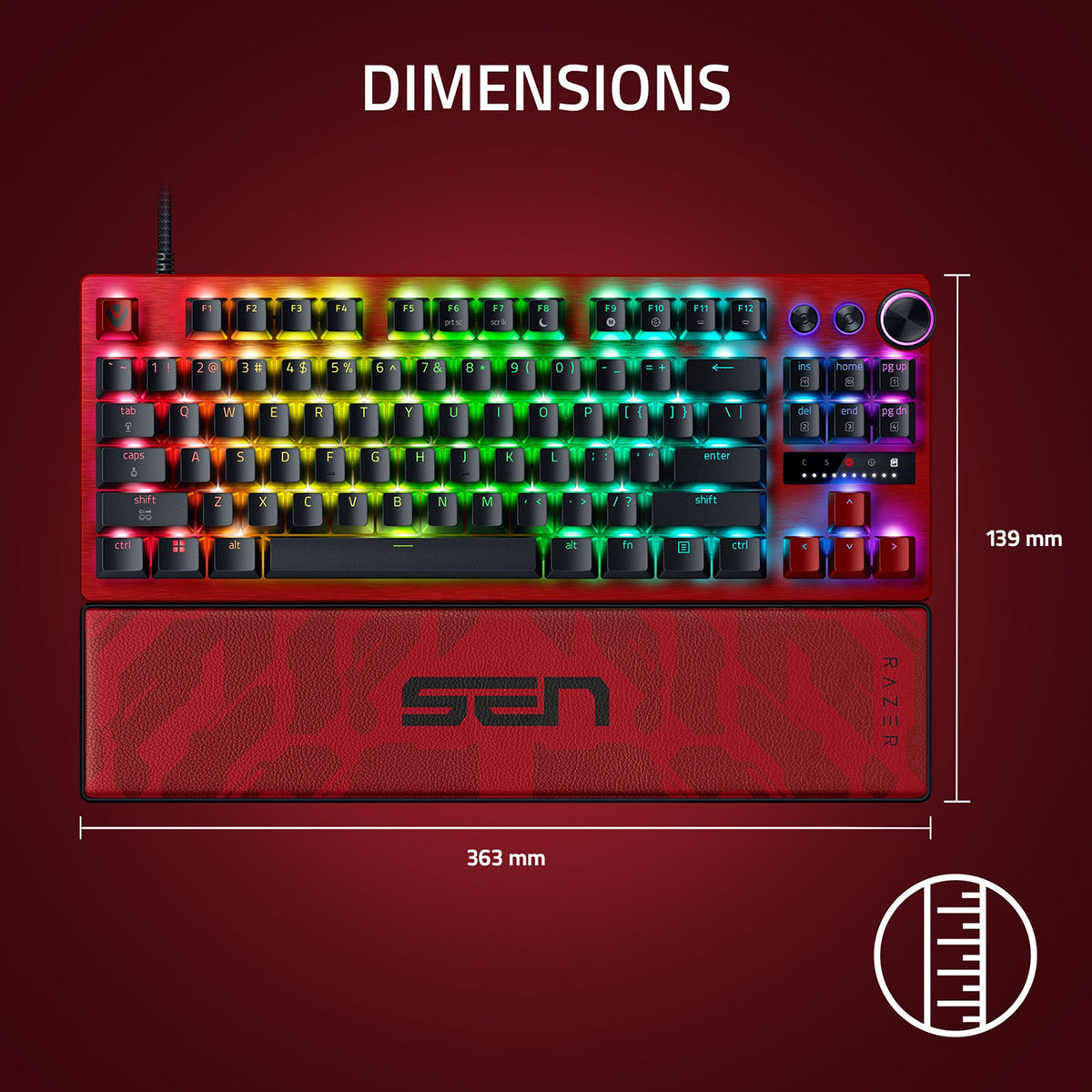 Razer Huntsman V3 Pro Tenkeyless 8KHz Analog Optical Esports Wired Keyboard Sentinels Edition