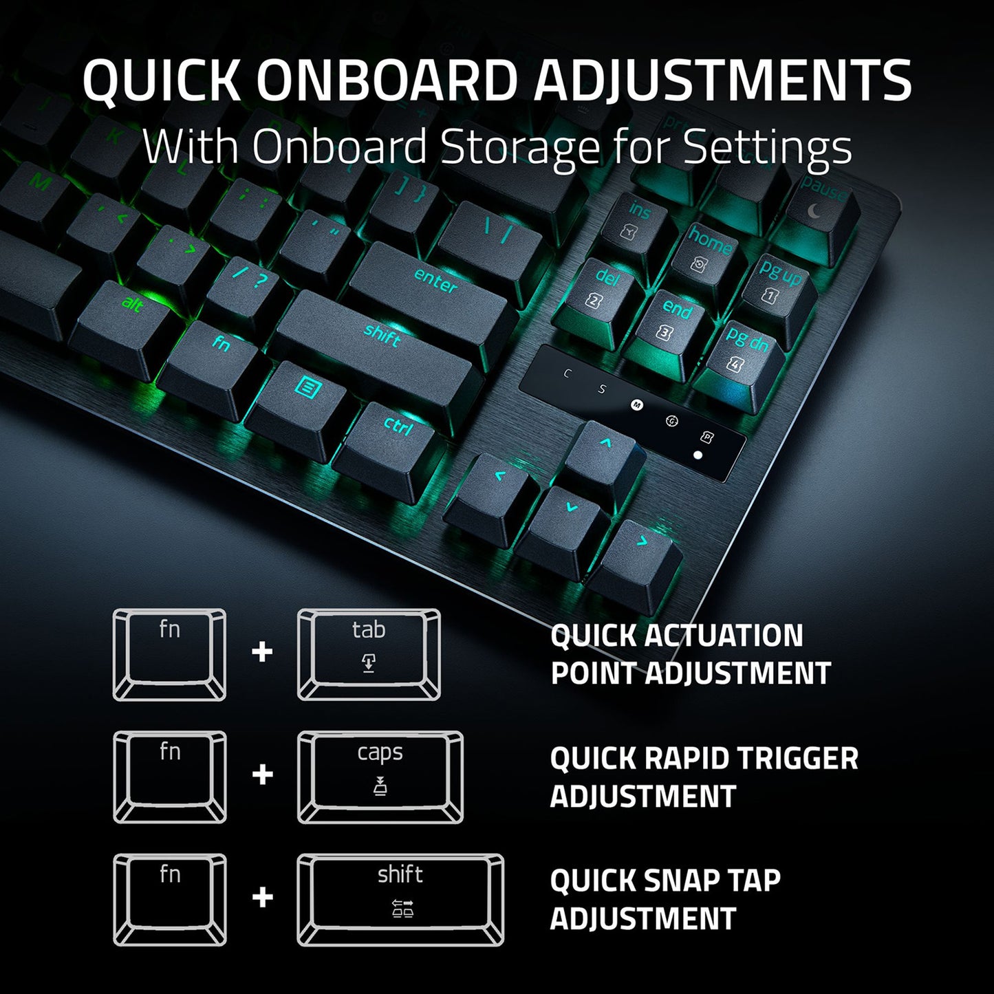 Razer Huntsman V3 Tenkeyless 8KHz Analog Optical Esports Wired Keyboard - GameShop Malaysia