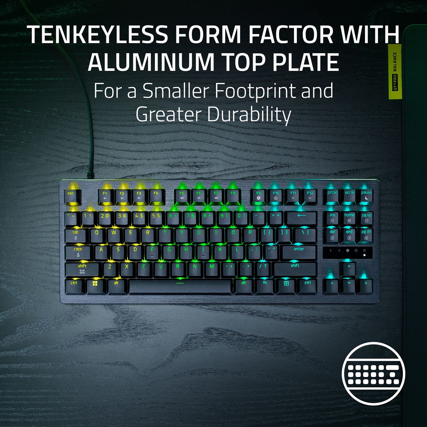 Razer Huntsman V3 Tenkeyless 8KHz Analog Optical Esports Wired Keyboard - GameShop Malaysia