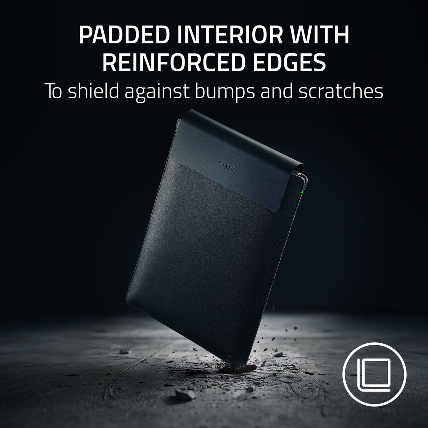 Razer Laptop Sleeve 16'' with Wireless Charging for Devices - GameShop Malaysia