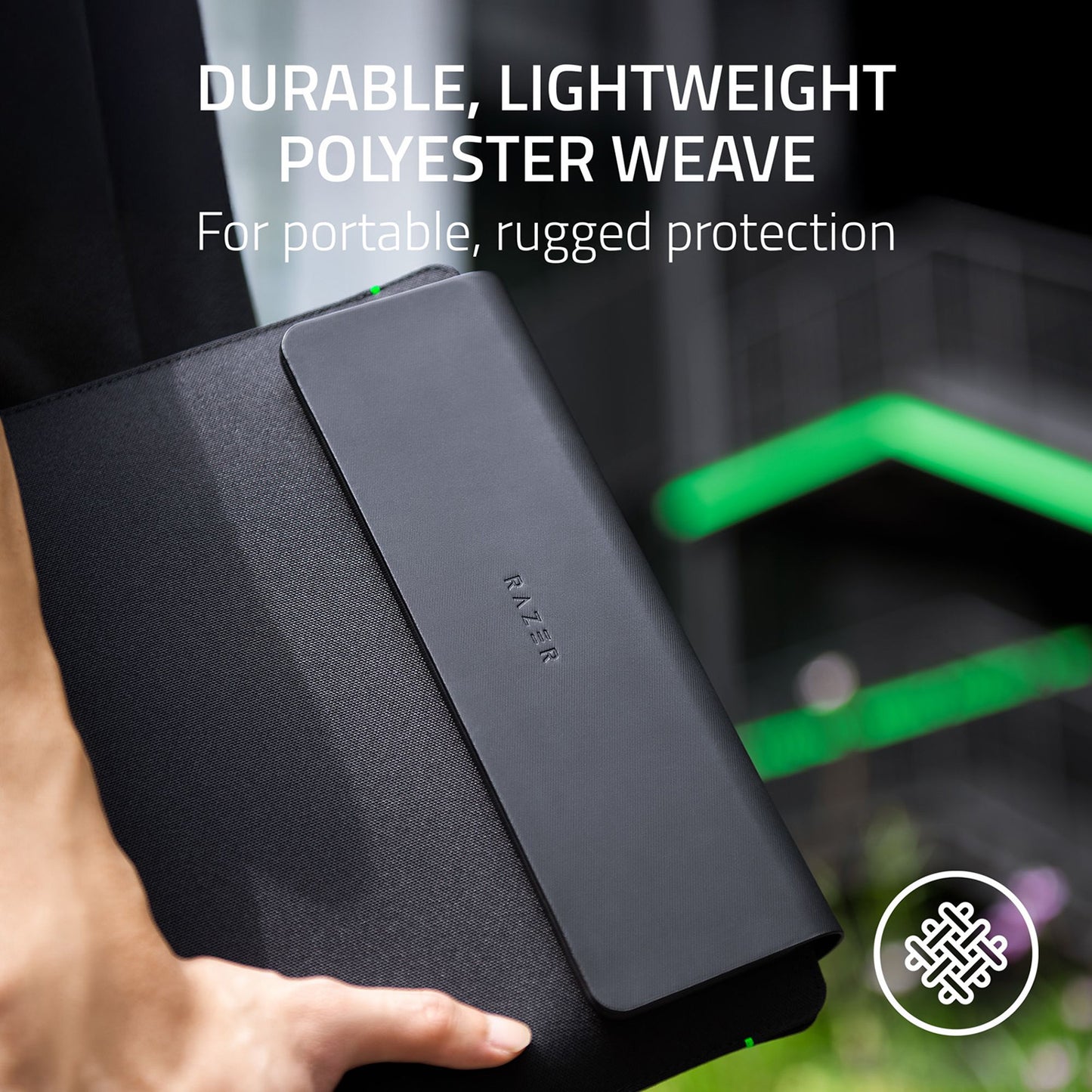 Razer Laptop Sleeve 16'' with Wireless Charging for Devices - GameShop Malaysia