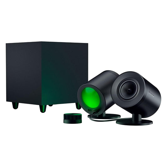 Razer Nommo V2 Pro Full-Range 2.1 PC Gaming Speakers with Wireless Subwoofer