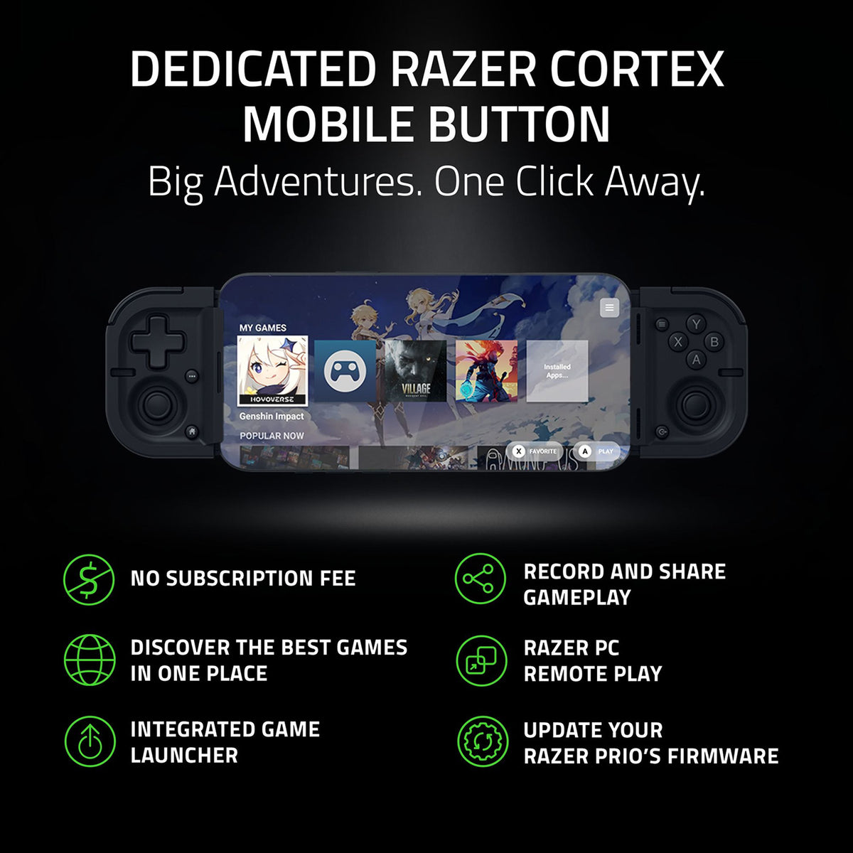 Razer Prio Foldable USB Type C Gaming Controller