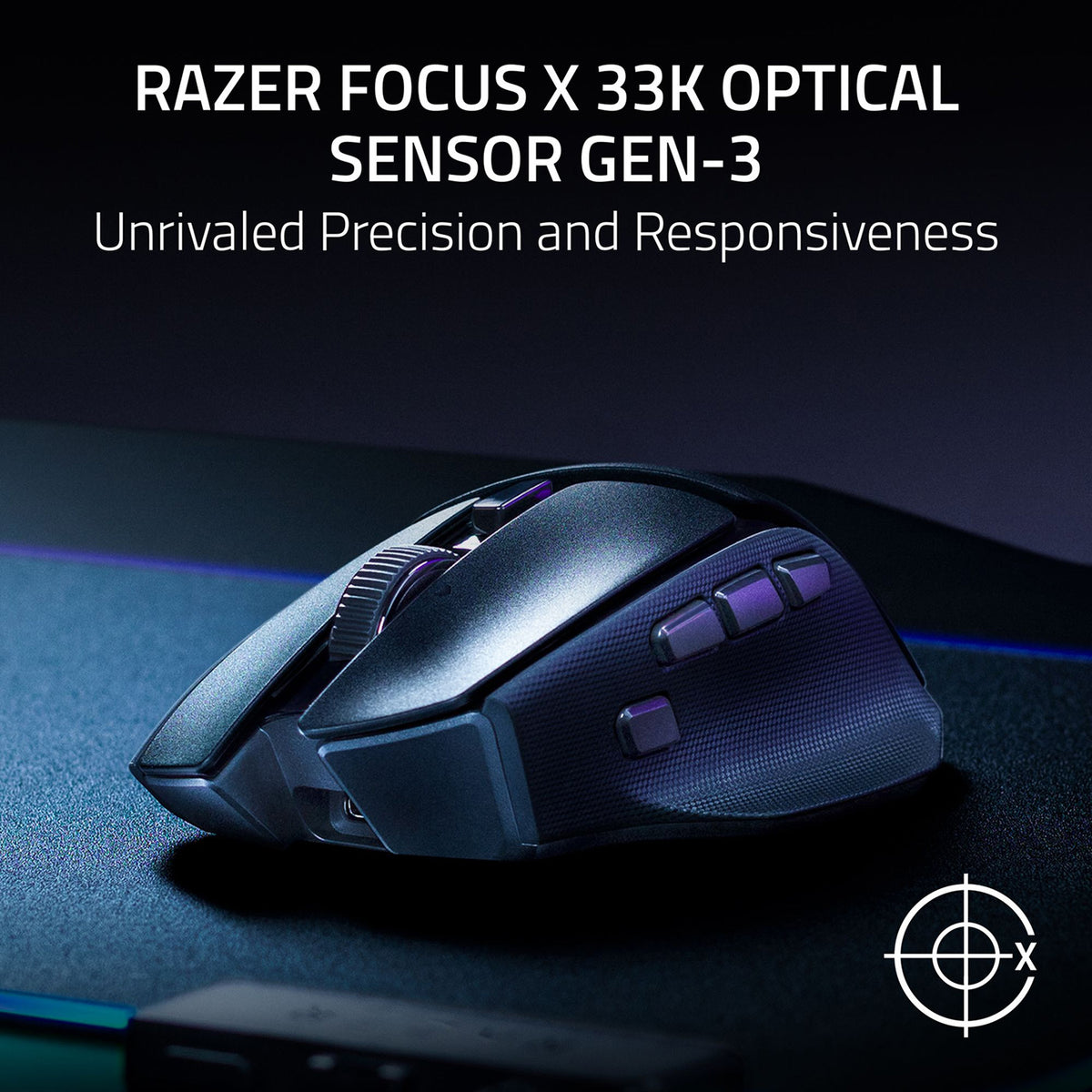 Razer Basilisk V4 HyperSpeed Ergonomic Wireless Gaming Mouse