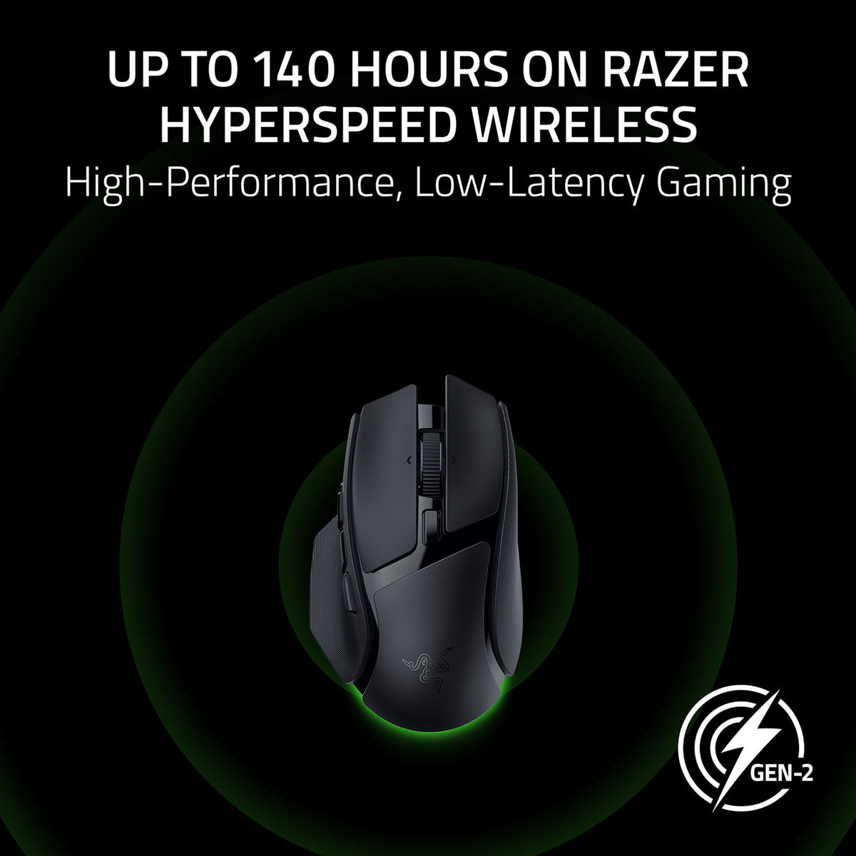 Razer Basilisk V4 HyperSpeed Ergonomic Wireless Gaming Mouse