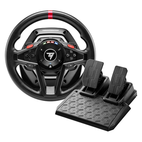 Thrustmaster T128 Force Feedback Racing Wheel with Magnetic Pedals for PS5, PS4 and Windows - GameShop Malaysia