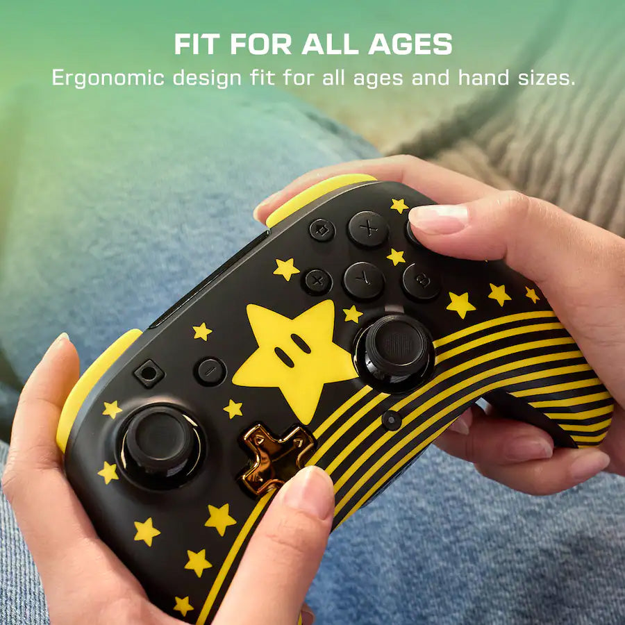 Turtle Beach Rematch Wireless Controller for Nintendo Switch Super Mario Star - GameShop Malaysia
