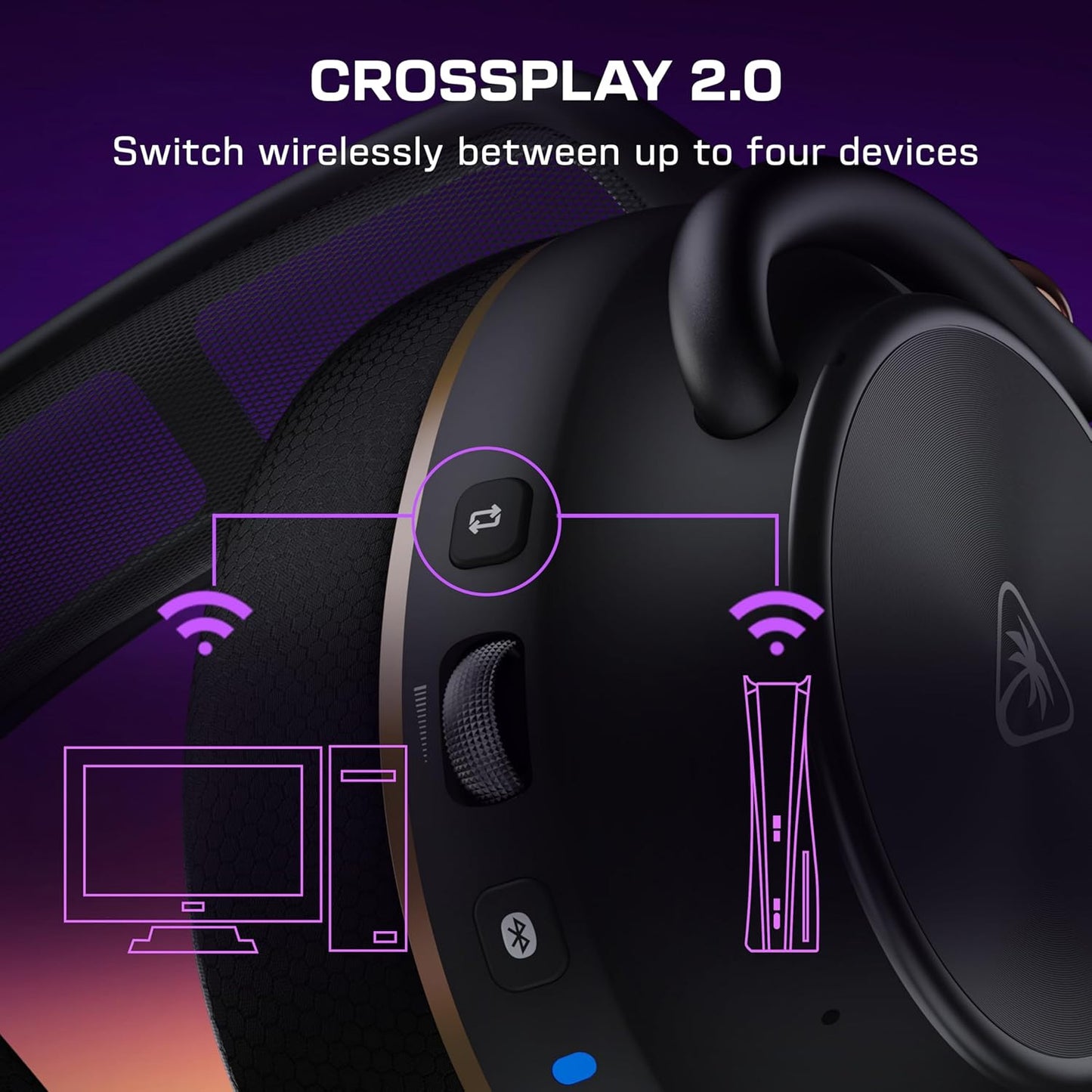Turtle Beach Stealth Pro II Wireless Gaming Headset for PC, PlayStation