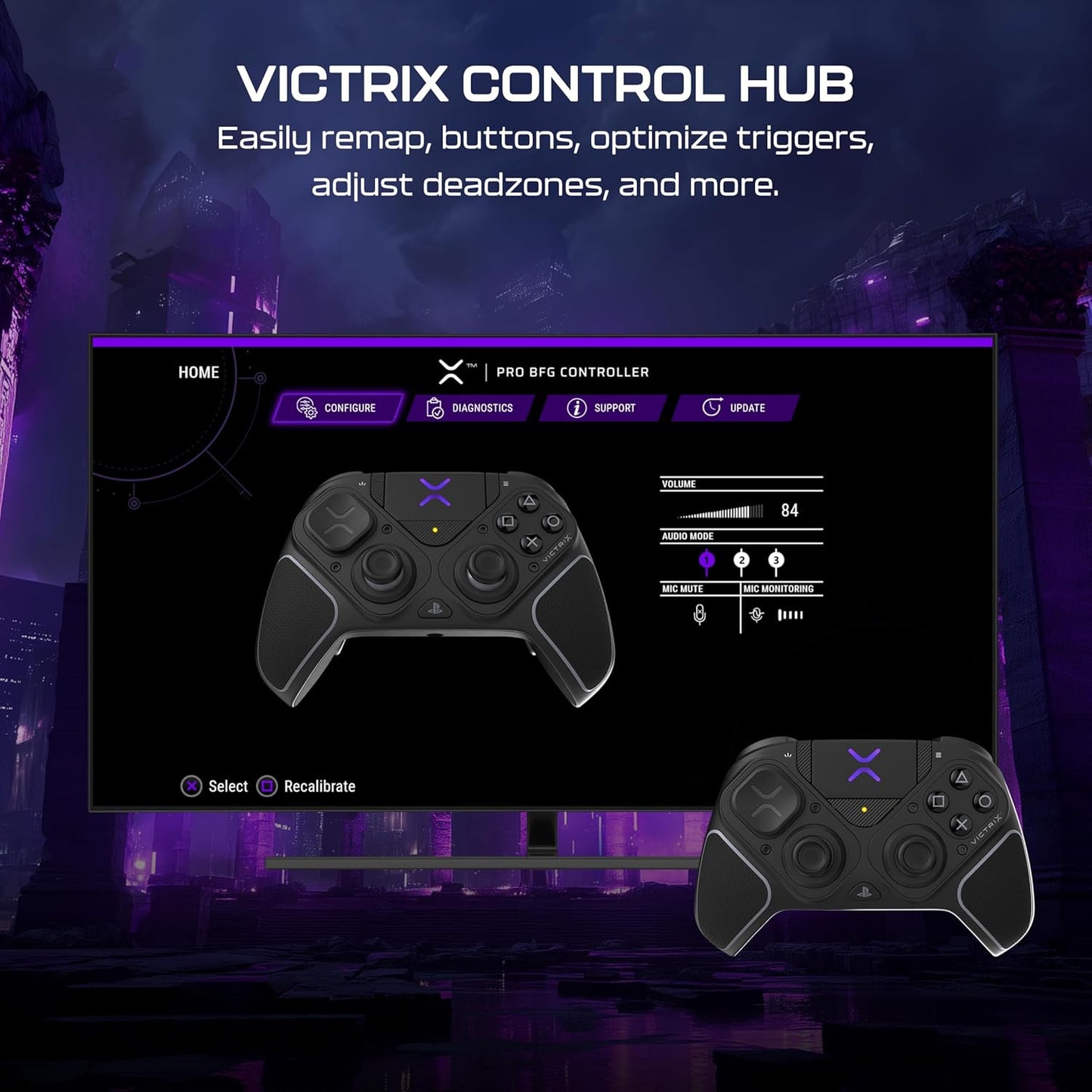 Turtle Beach Victrix Pro BFG Reloaded Wireless Gaming Controller for PS5, PS4 and Windows - GameShop Malaysia