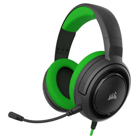 Corsair HS35 Stereo Gaming Headset for Xbox One, PS4, Nintendo Switch and Mobile - Green - GameShop Malaysia