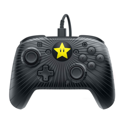 PDP Faceoff  Wired Pro Controller Super Mario Star Edition for Nintendo Switch - GameShop Malaysia