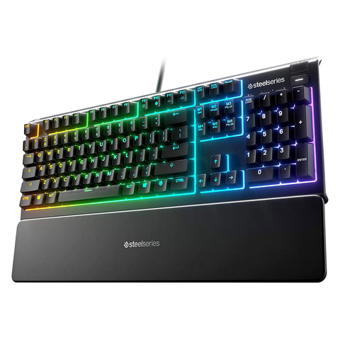 SteelSeries Apex 3 RGB Wired Gaming Keyboard - GameShop Malaysia