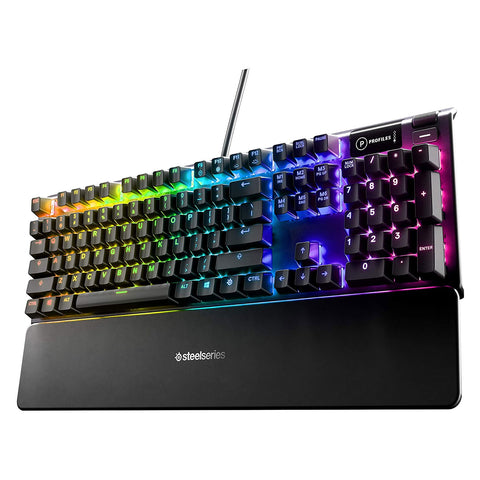 SteelSeries Apex 5 Hybrid Mechanical RGB Wired Gaming Keyboard - GameShop Malaysia