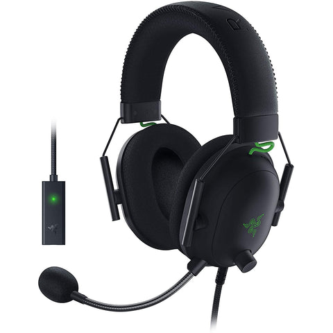 Razer Blackshark V2 Wired Gaming Headset with USB Sound Card Black - GameShop Malaysia