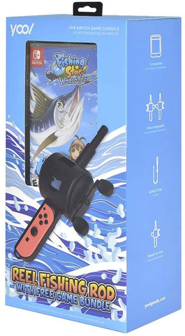 Reel Fishing Rod Bundle with Fishing Star World Tour (Nintendo Switch) - GameShop Malaysia