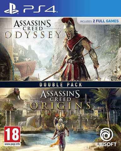 Assassin's Creed Origins + Odyssey Double Pack (PS4) - GameShop Malaysia