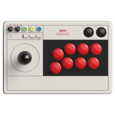 8Bitdo Bluetooth Arcade Stick for Nintendo Switch and Windows - GameShop Malaysia