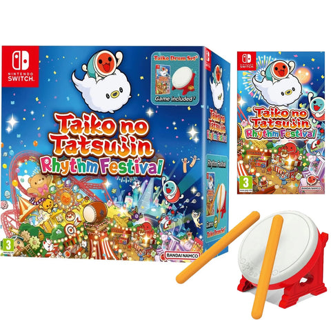 Taiko no Tatsujin Rhythm Festival with Drum Bundle (Nintendo Switch) - GameShop Malaysia