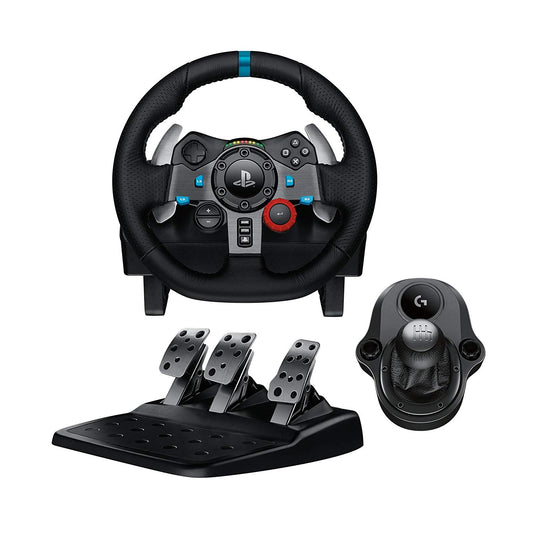 Logitech G29 Driving Force Racing Wheel with Gear Shifter Bundle for PC, PS3, PS4 and PS5 - GameShop Malaysia