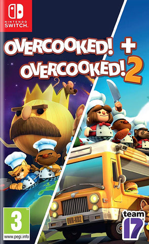 Overcooked! + Overcooked! 2 Double Pack (Switch) - GameShop Malaysia
