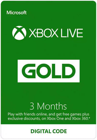 Xbox Live 3 Months Gold (South East Asia) - GameShop Malaysia
