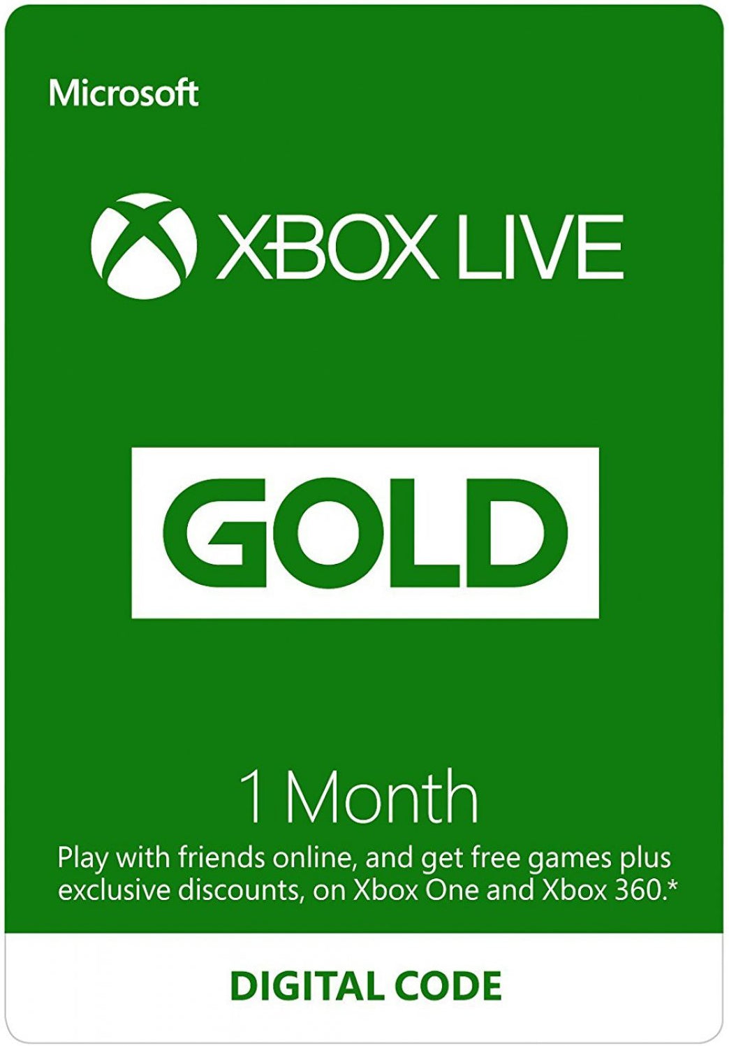 Xbox Live 1 Month Gold (South East Asia) - GameShop Malaysia
