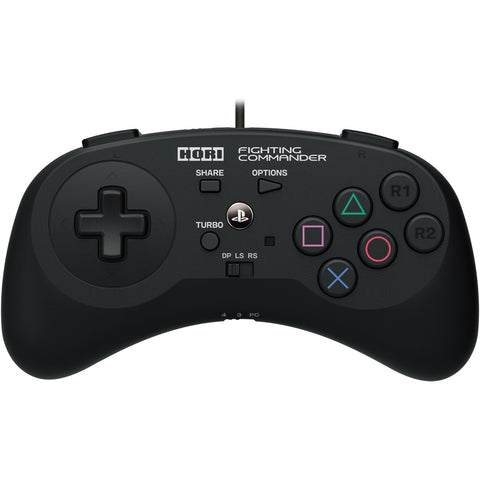 Hori Fighting Commander for PlayStation 3 & 4 Black - GameShop Malaysia