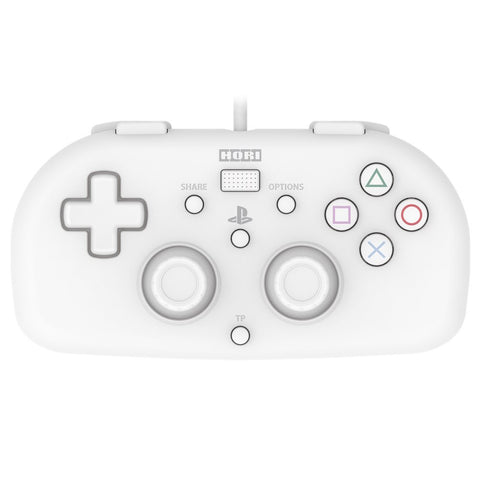 Hori Wired Controller Light White for PlayStation 4 - GameShop Malaysia
