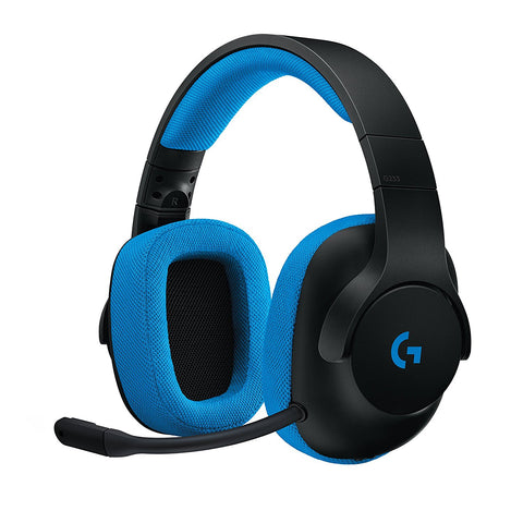 Logitech G233 Wired Gaming Headset for PC, Xbox One, PS4, Switch, Mobile - GameShop Malaysia