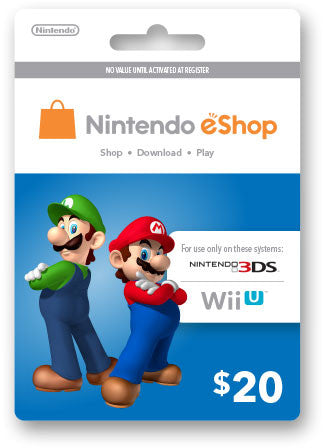 Nintendo eShop Prepaid Card USD20 - Digital Download - GameShop Malaysia