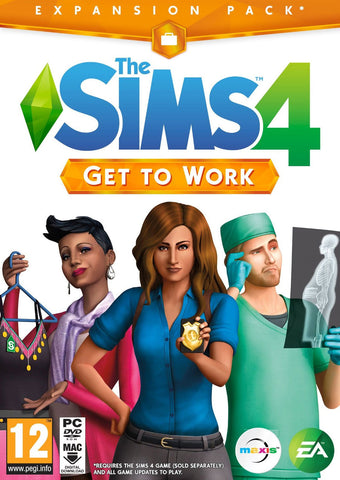 The Sims 4 Get to Work Expansion Pack (PC) - GameShop Malaysia