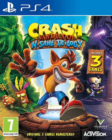 Crash Bandicoot N Sane Trilogy (PS4) - GameShop Malaysia